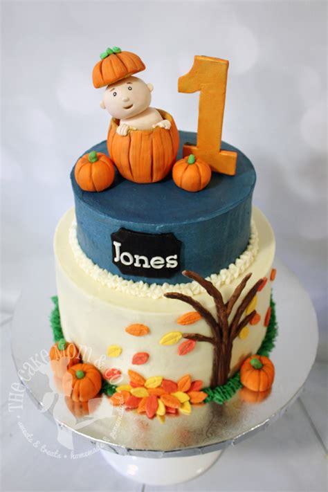 Pumpkin Patch Cake - The Cake Mom & Co.