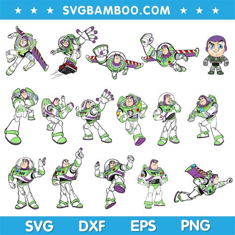 Buzz Lightyear Svg Bundle Toy Story Buzz Svg Bundle Disney