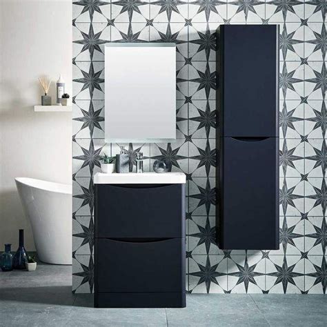 Harbour Clarity 1500mm Tall Wall Mounted Cabinet Indigo Blue