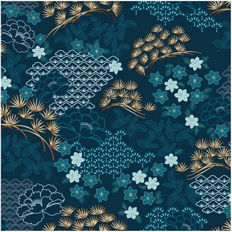 Rouleau De Nappe Toile Ciree M Luxe Shanghai Bleu