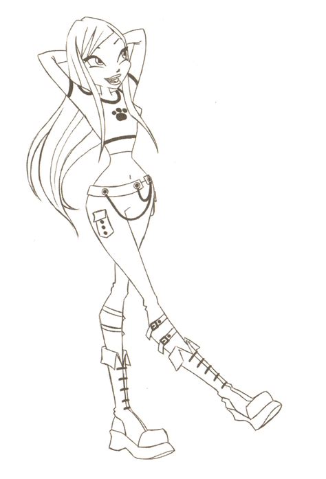 Free Printable Winx Club Coloring Pages For Kids