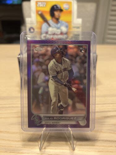 2022 Topps Chrome Update Julio Rodriguez RC Purple USC150 Seattle