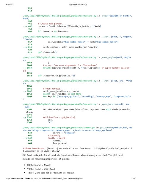 Solution Mis Chapter Plotting Matplotlib And Pyplot Questions