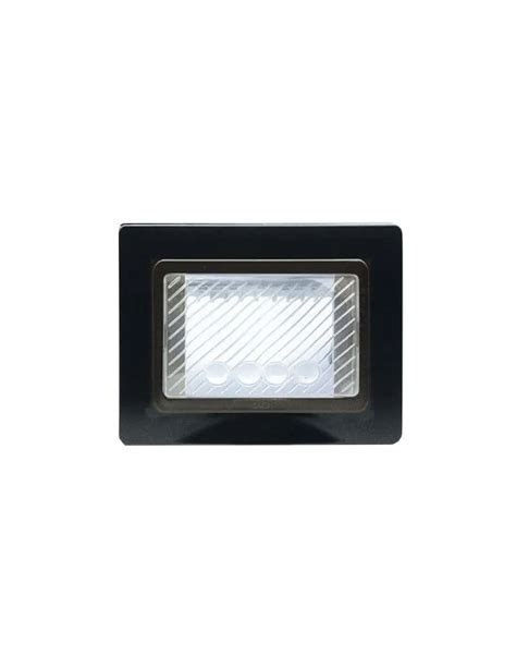 Placca Autoportante Stagna Ave Con Membrana IP55 Colore Nera 44SP03GSL