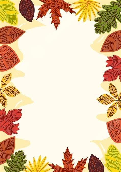 Fall Border Template