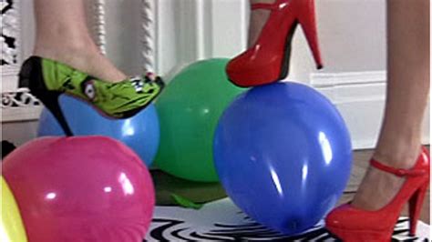 High Heel Balloon Foot Popping Feet And Balloons Clips4sale