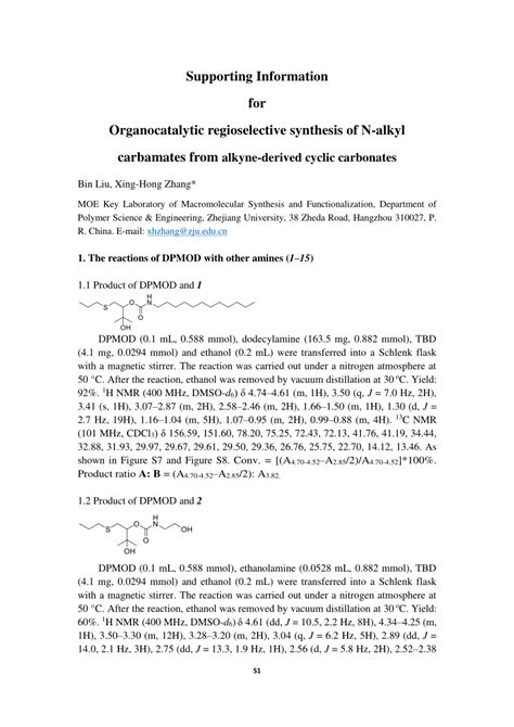 PDF Organocatalytic Regioselective Synthesis Of Sulfur Containing N