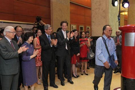 From Left President Tony Tan And His Wife Mrs Mary Tan