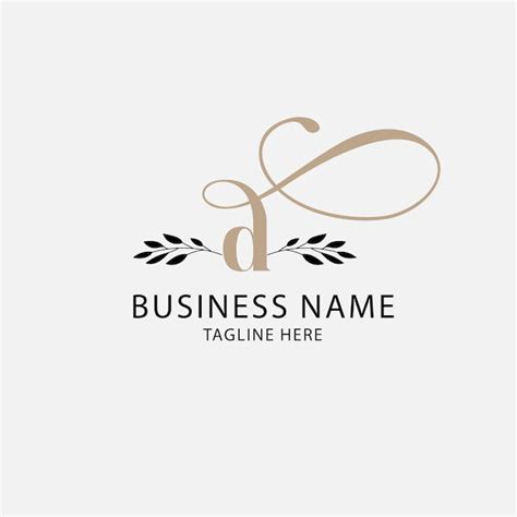 Premium Vector | D initial letter logo design logo watermark logo ...