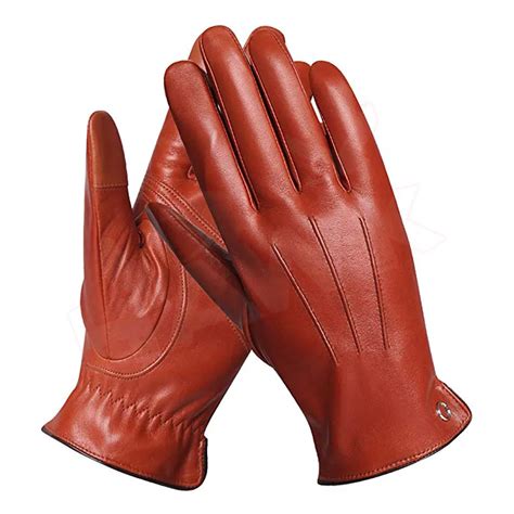 Fashion Dress Lady Fashion Women Fashion Long Genuine Leather Gloves