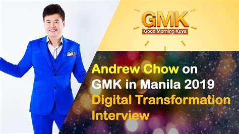 Andrew Chow On Digital Transformation On Gmk Untv 121119 Youtube