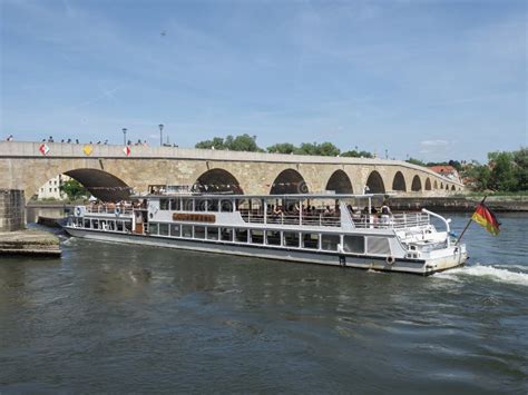 View of River Danube in Regensburg Editorial Image - Image of ratisbon ...