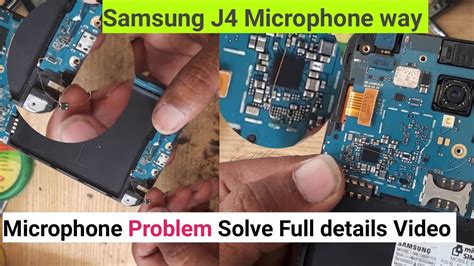 Samsung J4 Micraphone Problem Samsung J400 Mic Solution Youtube