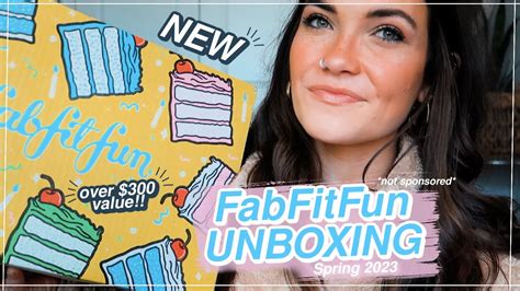 New Fabfitfun Unboxing🌟 Spring 2023🌷 Coupon Code Youtube