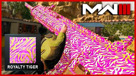 Unlock This Rare Royalty Tiger Camo For Mw Spoiler You Ve Gotta