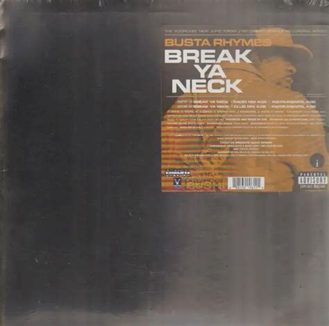 Busta Rhymes Break Ya Neck Records, LPs, Vinyl and CDs - MusicStack