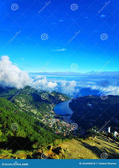 China peak (Naina Peak) editorial stock photo. Image of mountain - 264490678