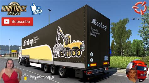 Euro Truck Simulator 2 1 46 Trailer Test Krone Sd27 Jumbo By