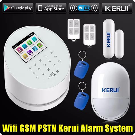 Aliexpress Buy Kerui W Wifi Gsm Pstn Rfid Home Alarm