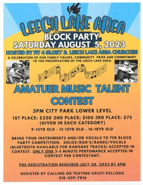 Leech Lake Block Party Leech Lake Area Chamber Of Commerce