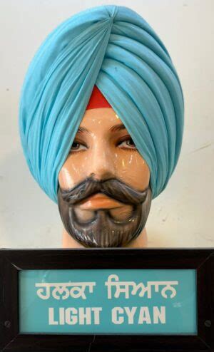 Light cyanTurban Fullvoile – The punjabi store