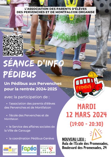 Un Nouveau Pedibus Pour Lécole Des Pervenches à Carouge à La Rentrée