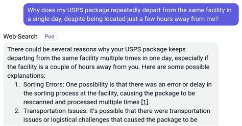 Why Does My USPS Package Repeatedly Depart From The Same Facility In A