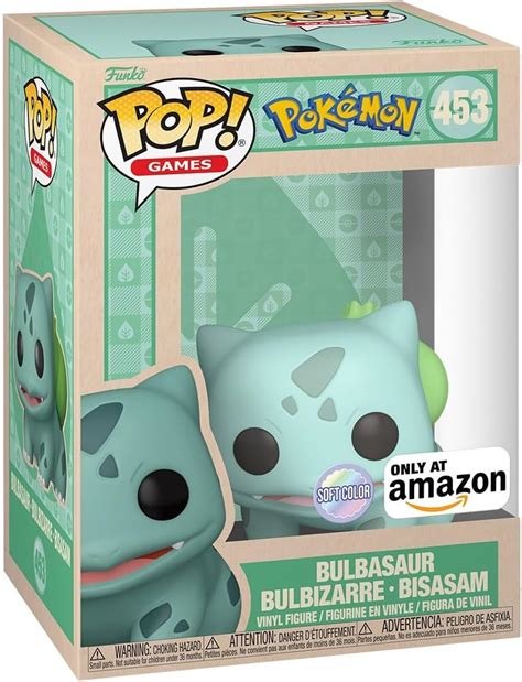 Amazon.com: Funko Pop! Games: Pokemon - Bulbasaur (Soft Color) : Toys ...