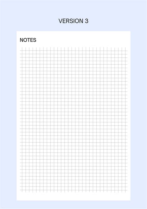 Small Grid Paper Printable, Squared Paper, Planner Inserts, A4/A5 ...