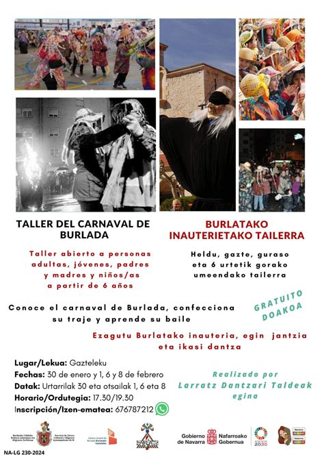 Taller Sobre El Carnaval De Burlada Ayuntamiento De Burlada