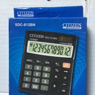 Jual Kalkulator Digit Angka Merk Citizen Type Sdc Bn Jakarta