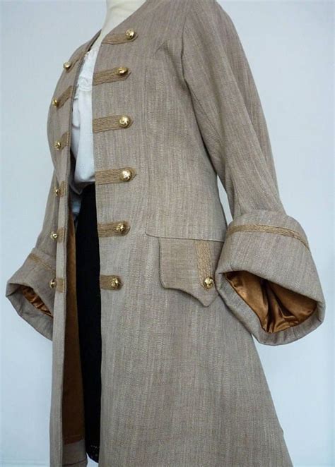 Ladies Pirate Wench Frock Coat Jacket Jack Sparrowcaptain Etsy Uk