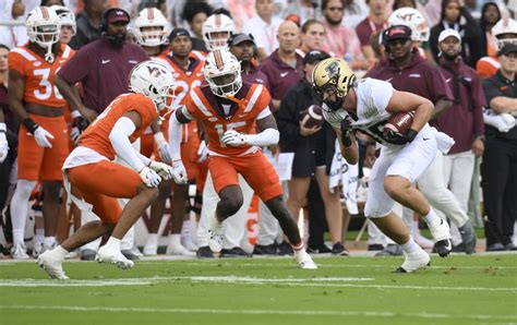 Virginia Tech Football Falls To Purdue In Intense Match Win Negatively