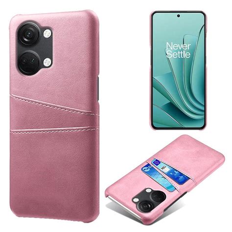 Skalo Oneplus Nord G Ace V Pu L Der Kortholder Cover Rosa Guld