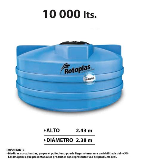 Cisterna 10000 Lt Rotoplas Oferta Envio Sin Costo Tlax Cdmx 23 800