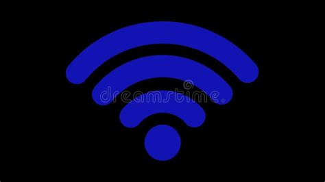 Wireless Network Icon Wifi Symbol Stock Video Video Of Internet