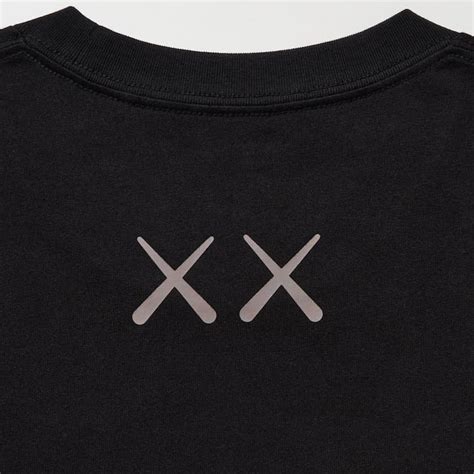 Kaws X Uniqlo Ut Short Sleeve Graphic T Shirt Black Funky Insole