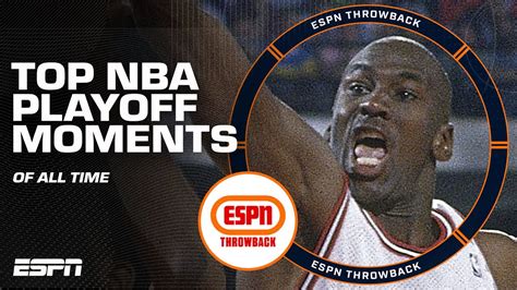 Best Nba Playoff Moments Of All Time 🔥 Espn Throwback Youtube