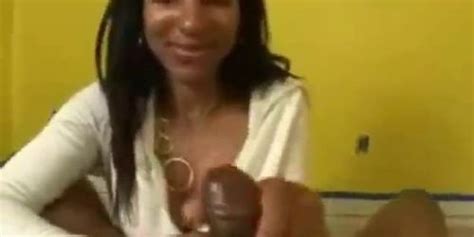 Big Black Tits Handjob Of A Big Black Penis Tnaflix
