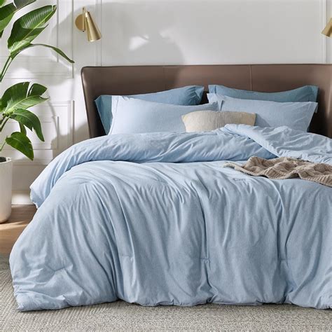 Amazon Bedsure Full Comforter Set Light Blue Full Size Comforter