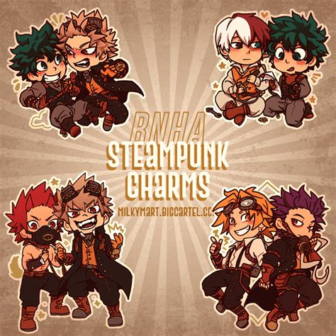 Bnha Steampunk Charms Milkymart