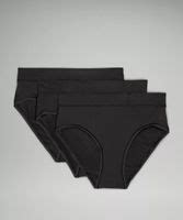 Lululemon Athletica UnderEase High Rise Bikini Underwear 3 Pack