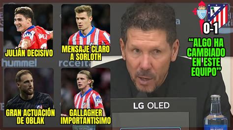 SIMEONE ALUCINA CON JULIÁN ÁLVAREZ MANDA CLARO MENSAJE A SORLOTH Y