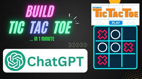 How To Make Tic Tac Toe Game Using Chat GPT In 1 Minute Without