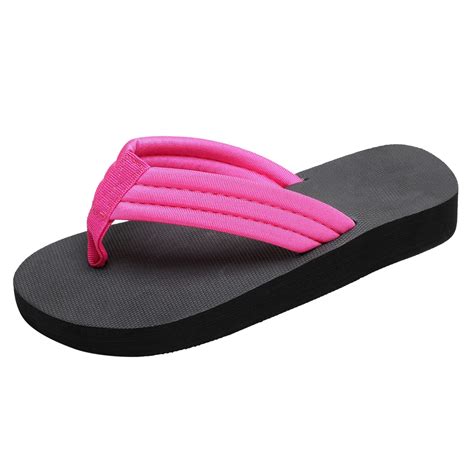 Yuhaotin Open Toe Slippers For Women Indoor And Outdoor Women Shoes Flat Flip Flops Fashionable