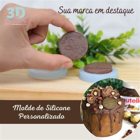 Molde De Silicone Personalizado 5cm Elo7 Produtos Especiais