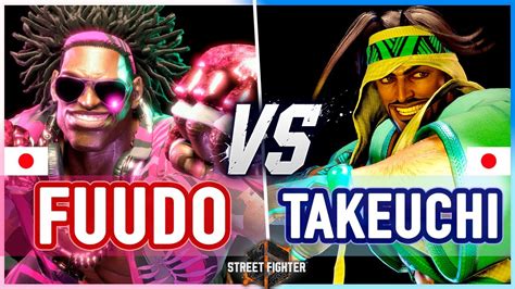 Sf6 🔥 Fuudo Dee Jay Vs John Takeuchi Rashid 🔥 Street Fighter 6