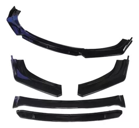 L P R Universal Bumper Piezas Spoiler Negro Gloss Meses Sin Intereses