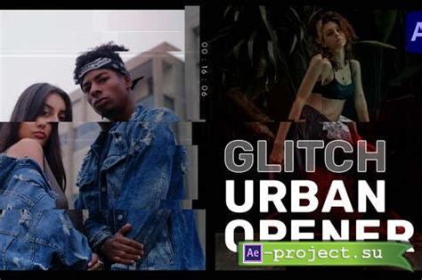 Videohive Glitch Urban Opener Project For After Effects