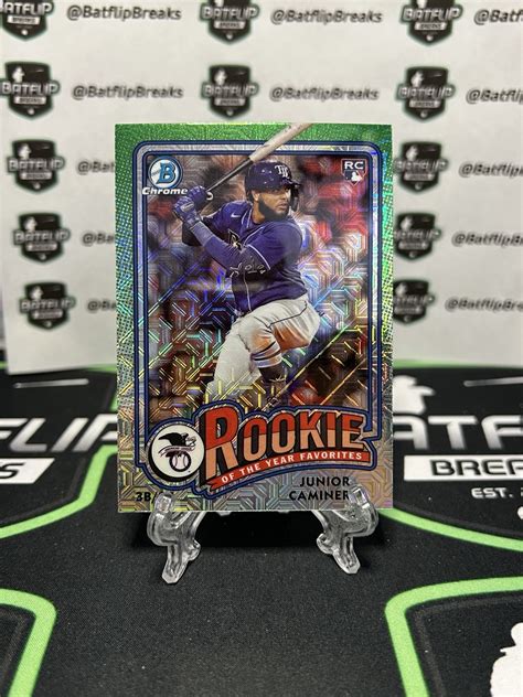 Junior Caminero 2024 Bowman Chrome Mega Mojo Rookie Of The Year